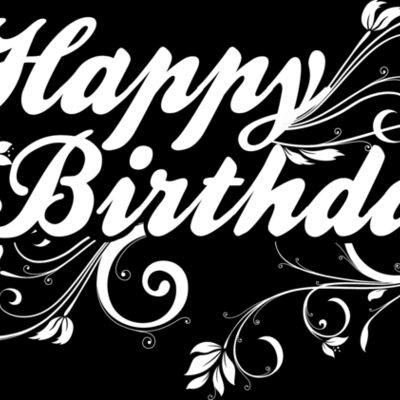 Happy Birthday white Thumbnail